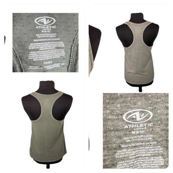 Athletic Raceback Active Tank Tops M - 8-10 - Picture 1 of 5